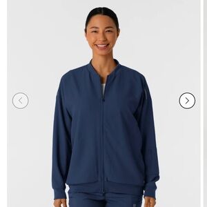 Wink Women's Bomber Scrub Jacket
